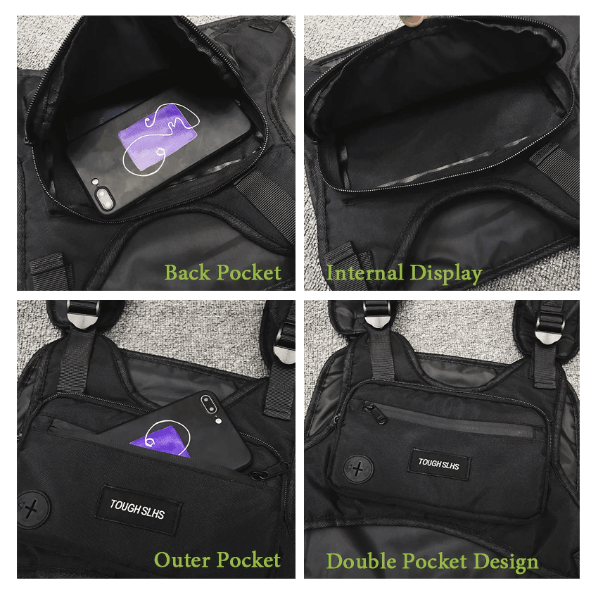 Bolso de Pecho Tactico Estilo Urbano