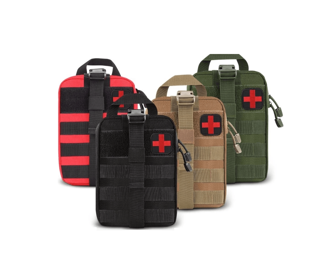 Bolso Pouch Tactico Molle Kit Primeros Auxilios PBM12