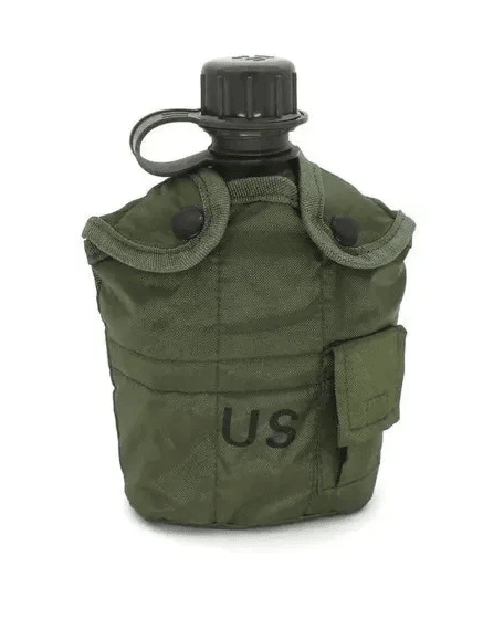 Cantimplora Militar Con Jarro Aluminio 1L TCB4