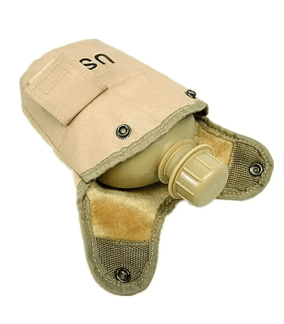 Cantimplora Militar Con Jarro Aluminio 1L TCB4