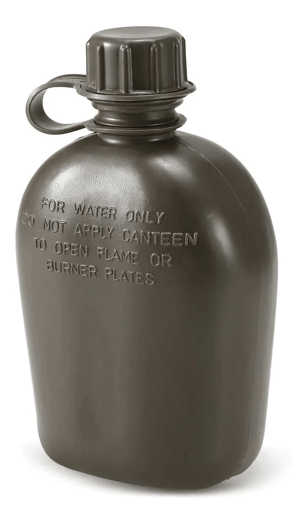 Cantimplora Militar Con Jarro Aluminio 1L TCB4
