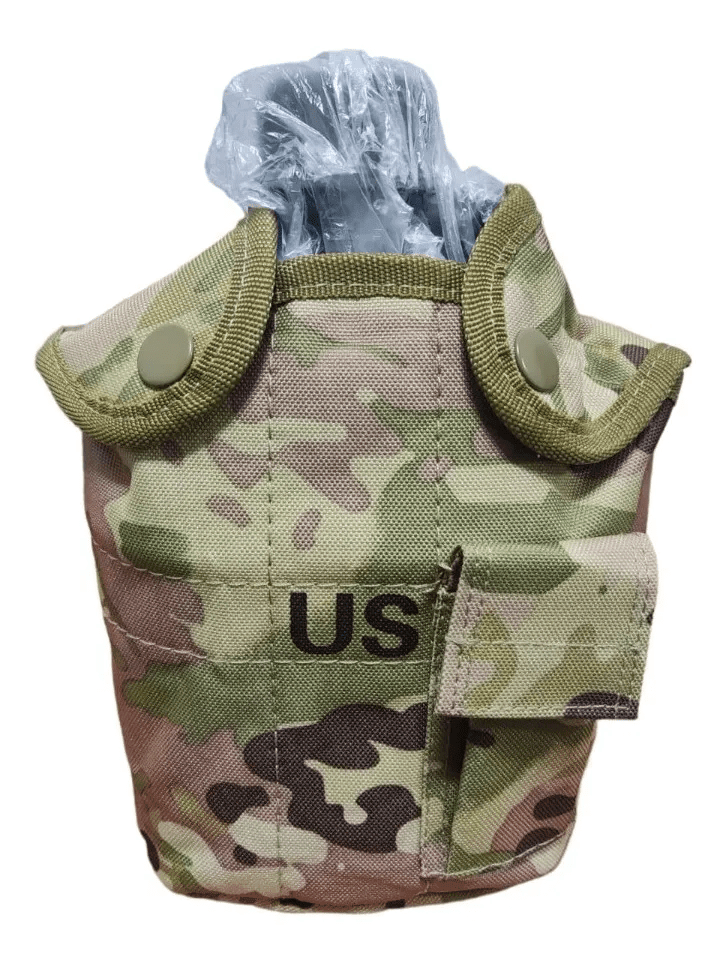 Cantimplora Militar Con Jarro Aluminio 1L TCB4