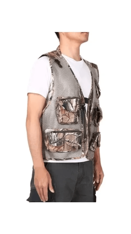 Chaleco Multibolsillo Pesca Fotografico p95 CHP4