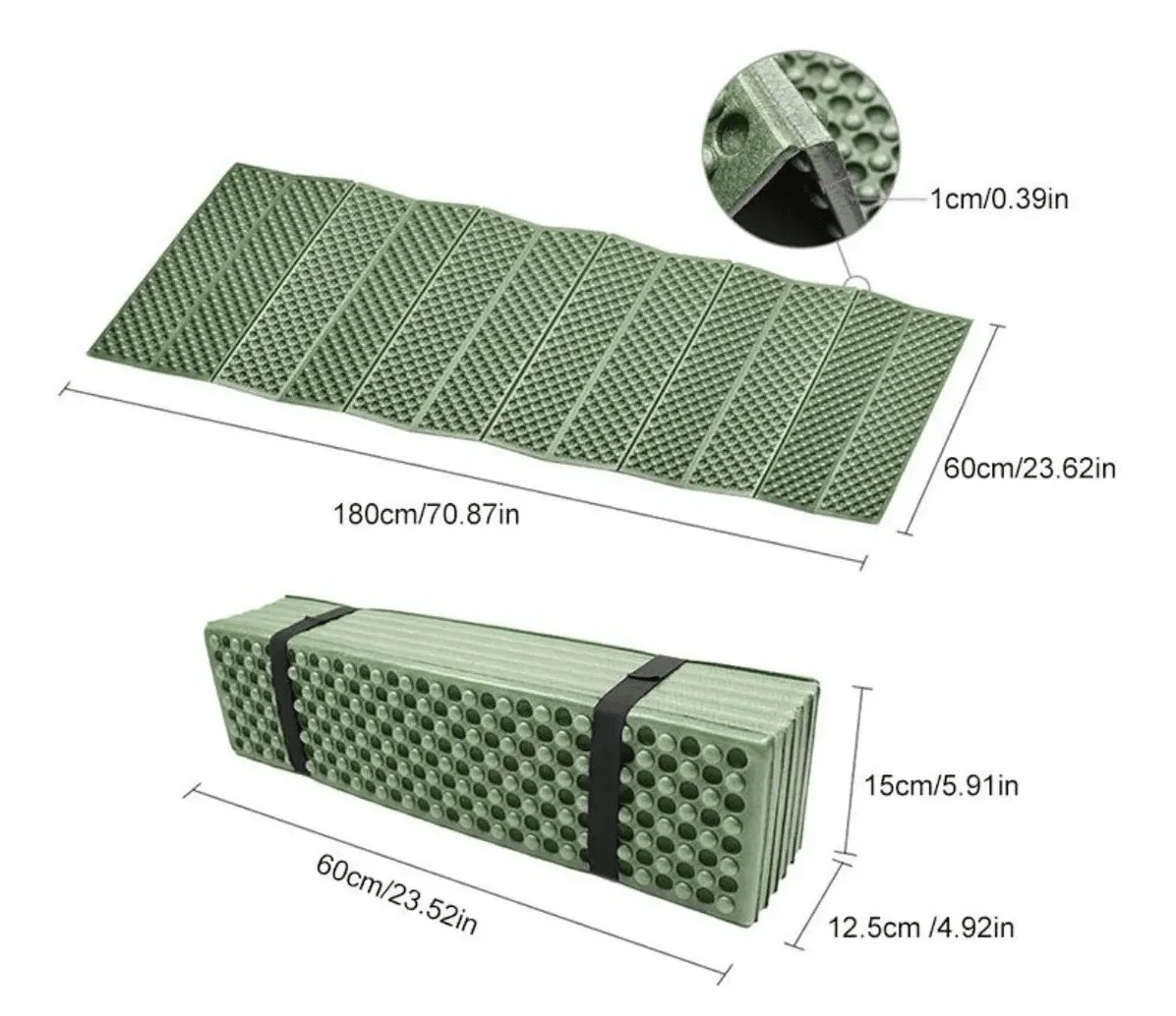 Colchoneta Eva Aislante Plegable CCH1
