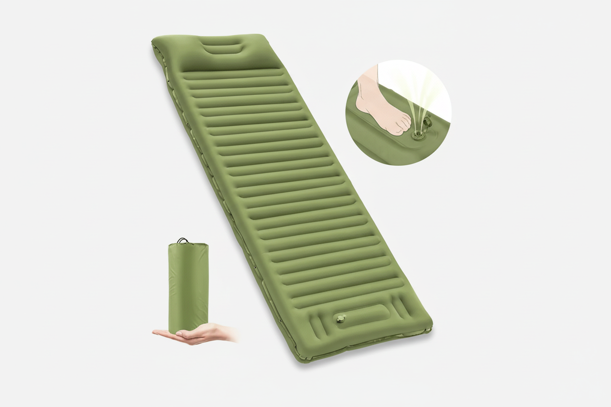 Colchoneta Inflable Ultra Ligera para camping 192*68*8cm CCH7