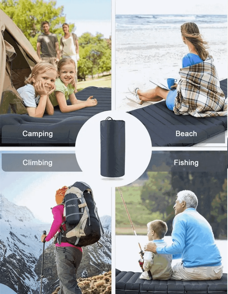 Colchoneta Inflable Ultra Ligera para camping 192*68*8cm CCH7