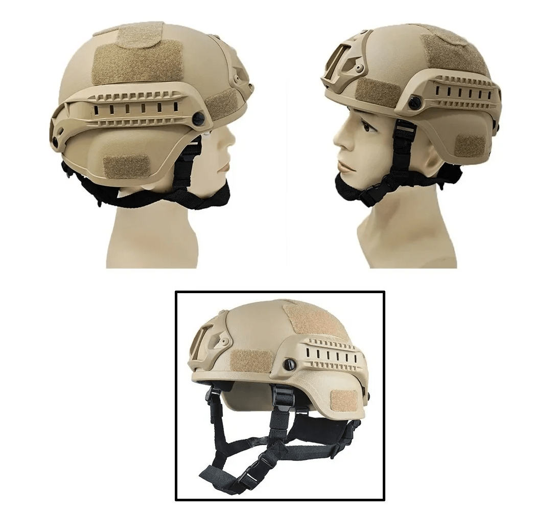 Casco Tactico Militar con Proteccion Orejas CSC3