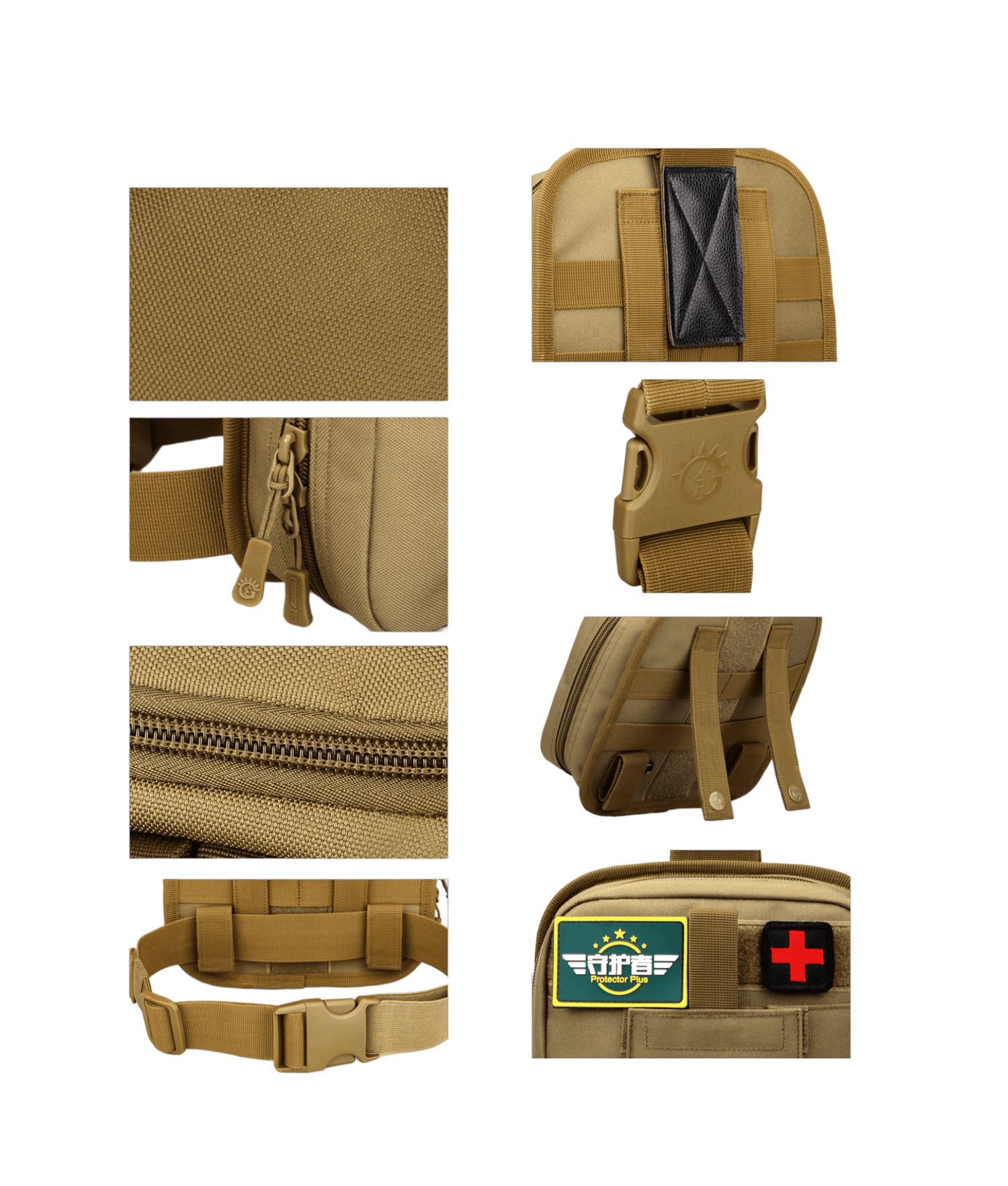 Pouch Muslera Tactico Molle Primeros Auxilios PBM23