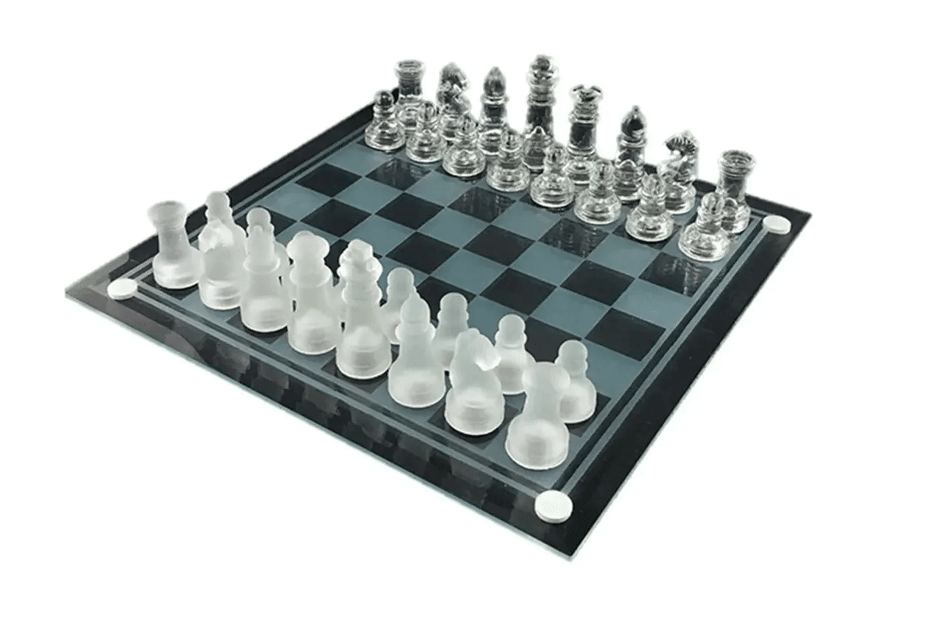 Ajedrez Tablero Cristal 35x35cm ETM10