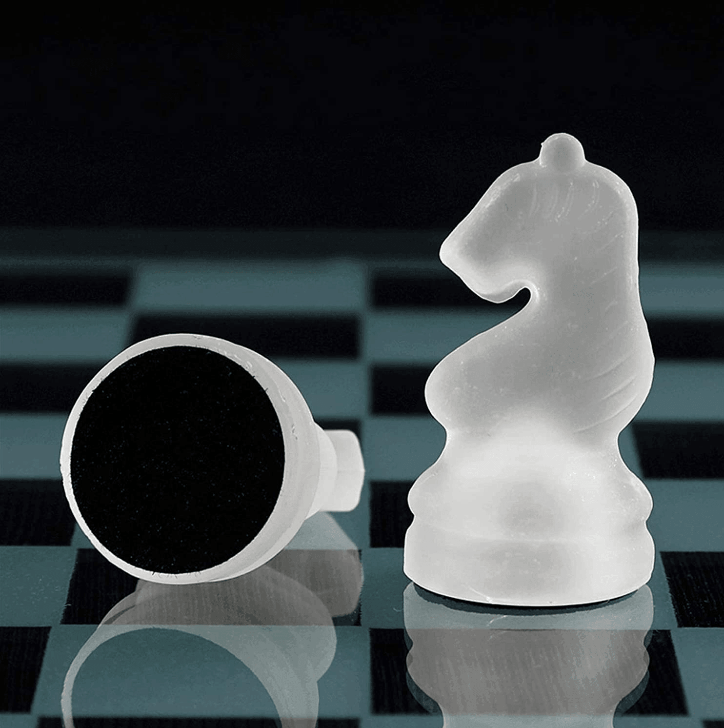 Ajedrez Tablero Cristal 35x35cm ETM10