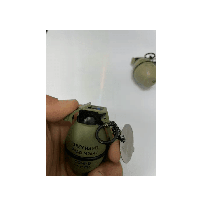 Encendedor Recargable Modelo Granada Frag M26 ECD1