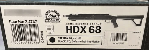 Escopeta Traumática Co2 Hdx 68 Umarex T4e Cal.68 40j PTC7