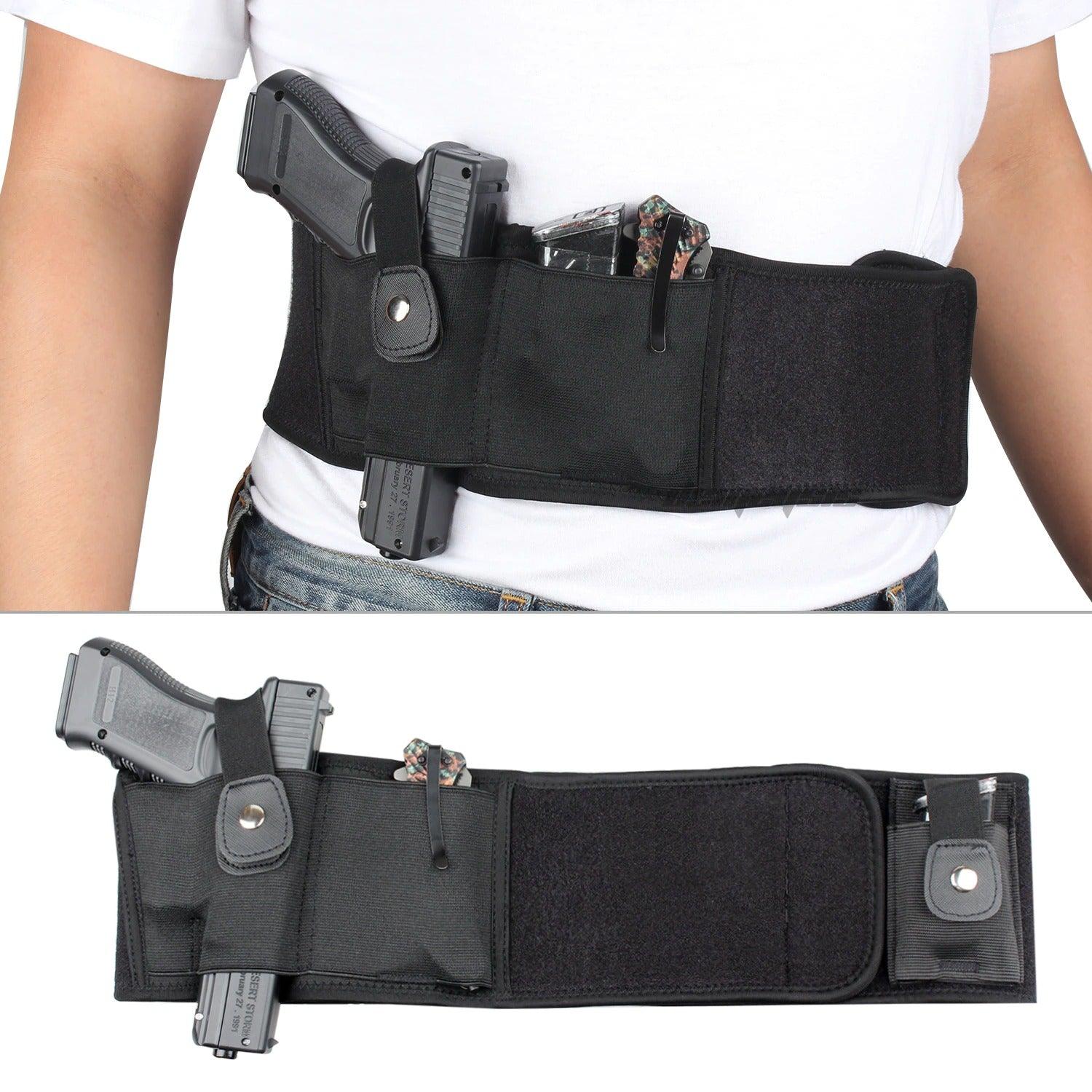 Funda Porta Pistola Tactica Cinturon Elastica Ajustable HF9