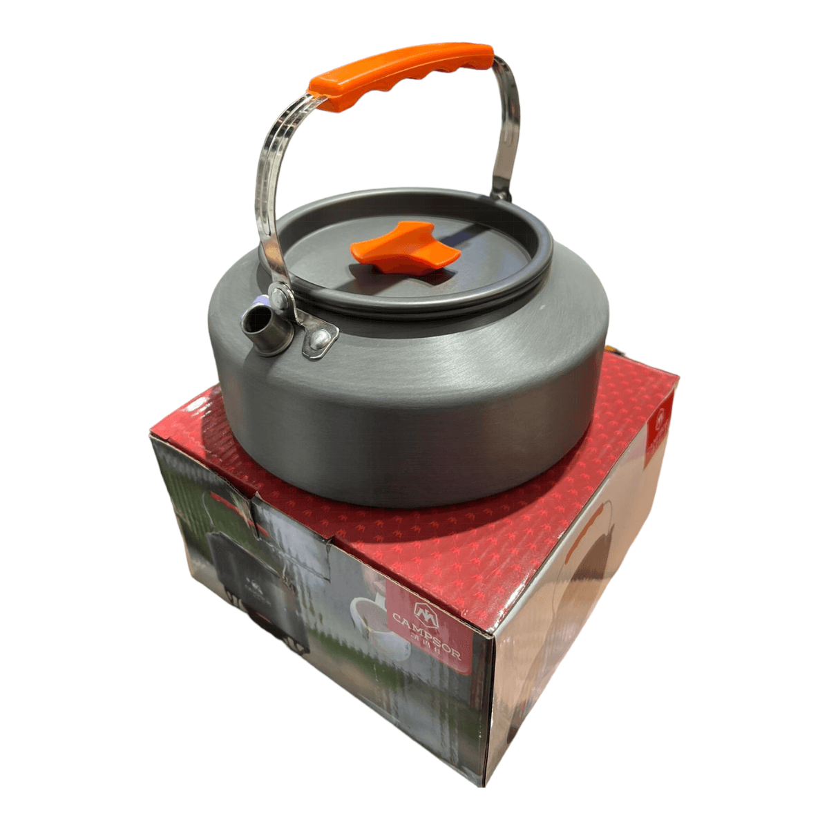 Hervidor agua aluminio acampar 1L OC9