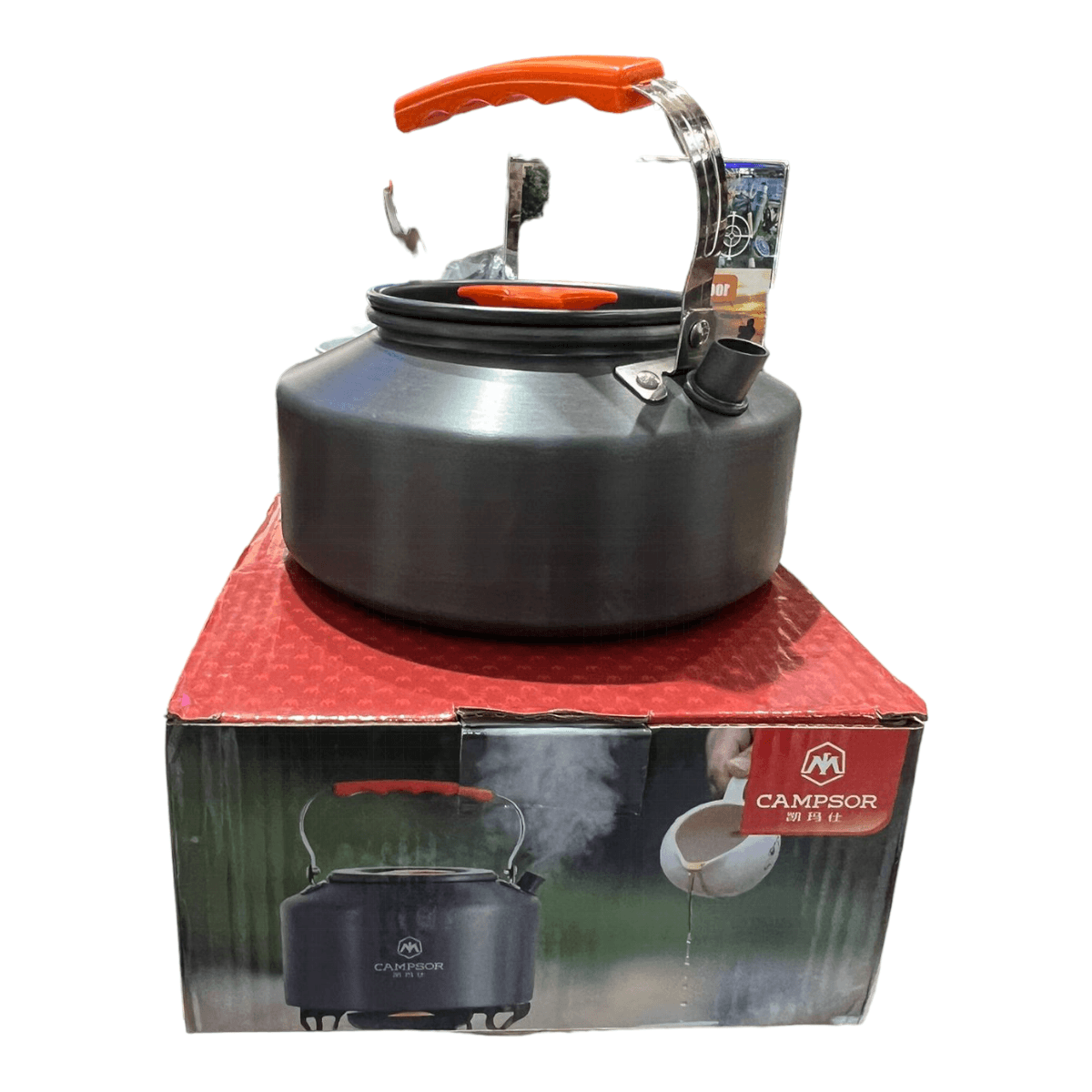 Hervidor agua aluminio acampar 1L OC9