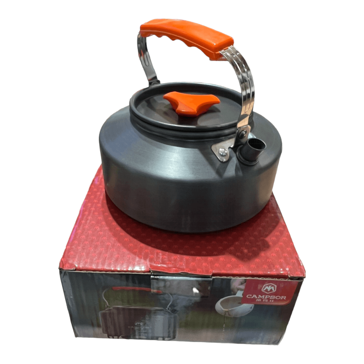 Hervidor agua aluminio acampar 1L OC9