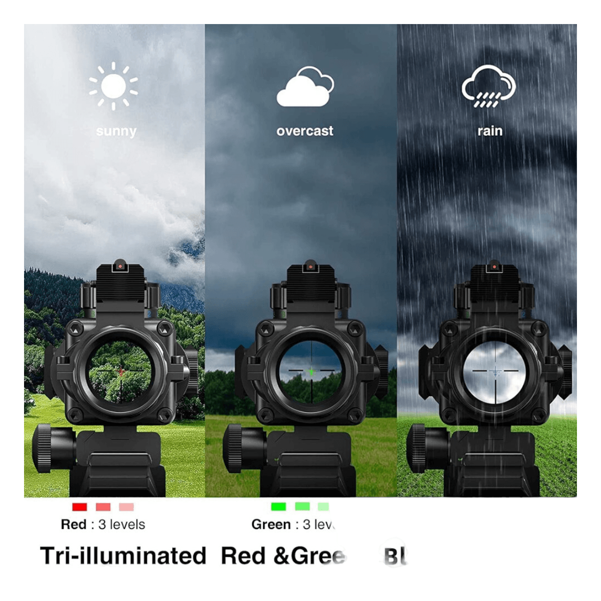 Mira Rifle táctico 4x32mm MLT26