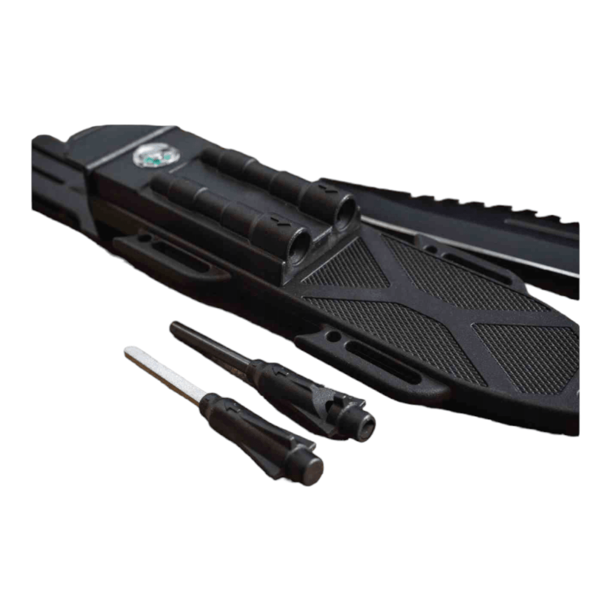 Cuchillo Militar brujula pedernal tactico CHMP41