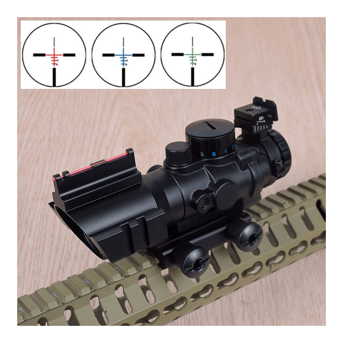 Mira Rifle táctico 4x32mm MLT26