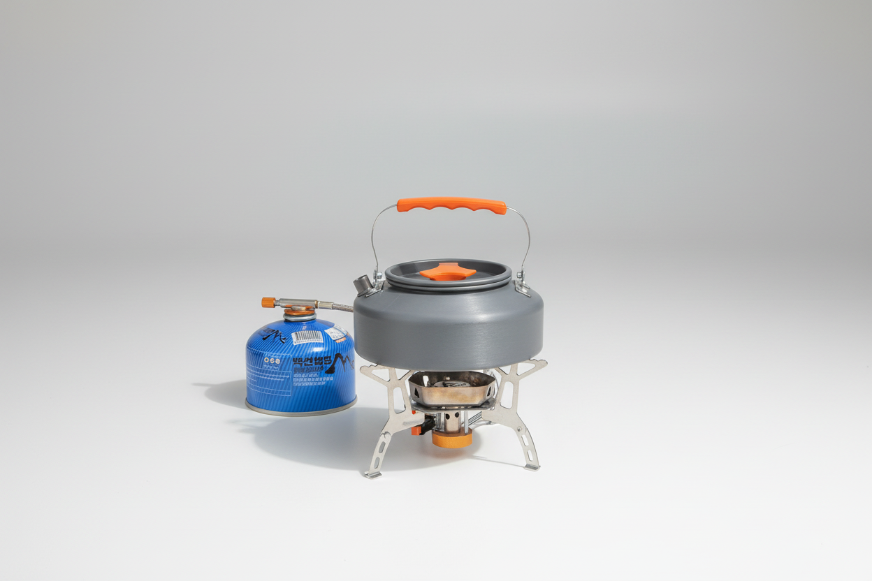 Hervidor agua aluminio acampar 1L OC9