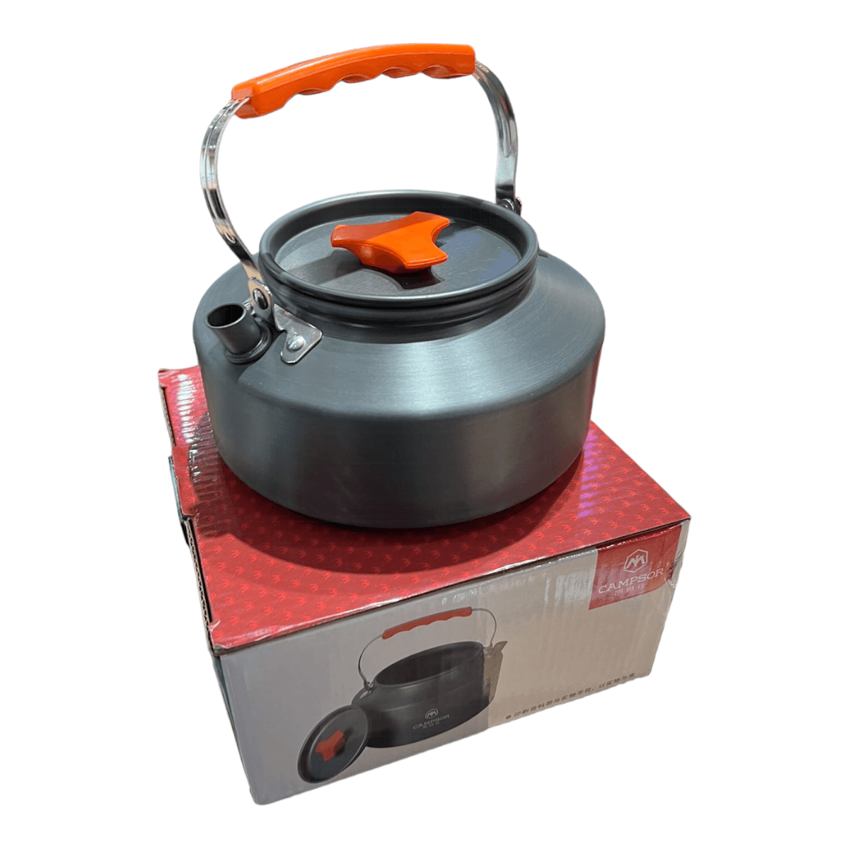 Hervidor agua aluminio acampar 1L OC9