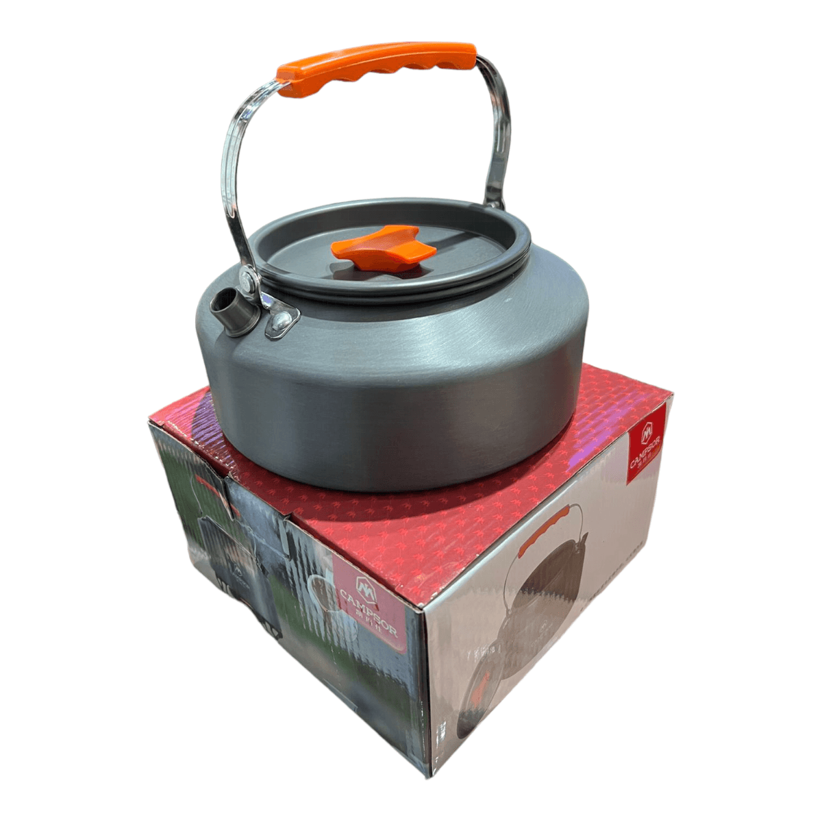 Hervidor agua aluminio acampar 1L OC9