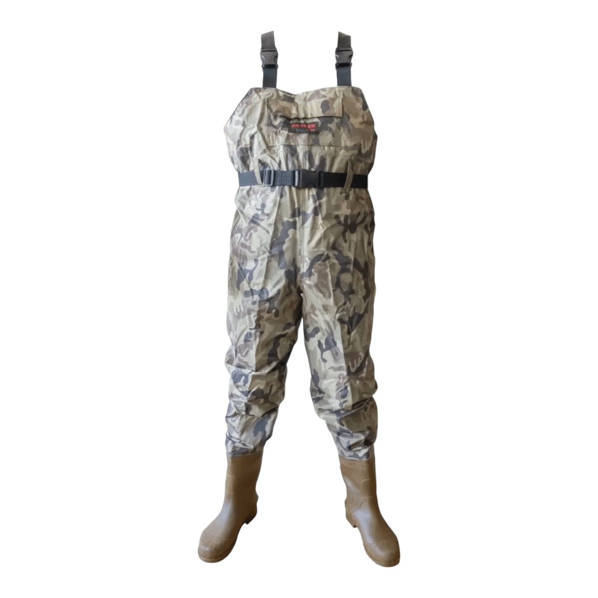 Waders Traje Pesca Camuflaje Pecho Ajustable Botas Altas WD4