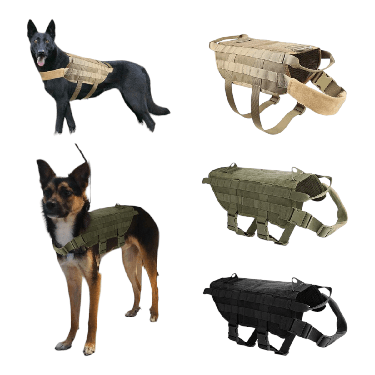 Arnes chaleco tactico mascotas ATP3