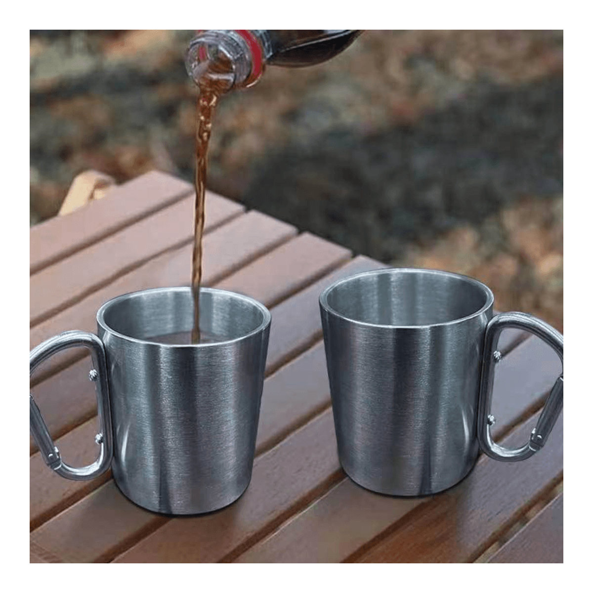 Taza portatil mosqueton vaso CT19