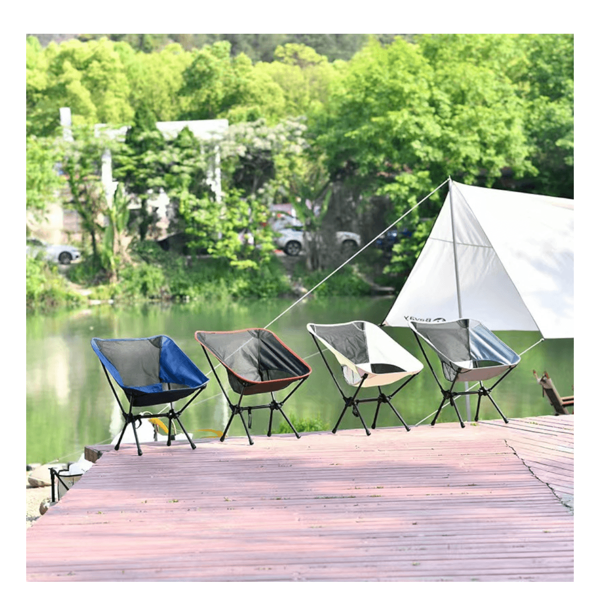 Silla Plegable Corta Campamento Aire Libre SA6