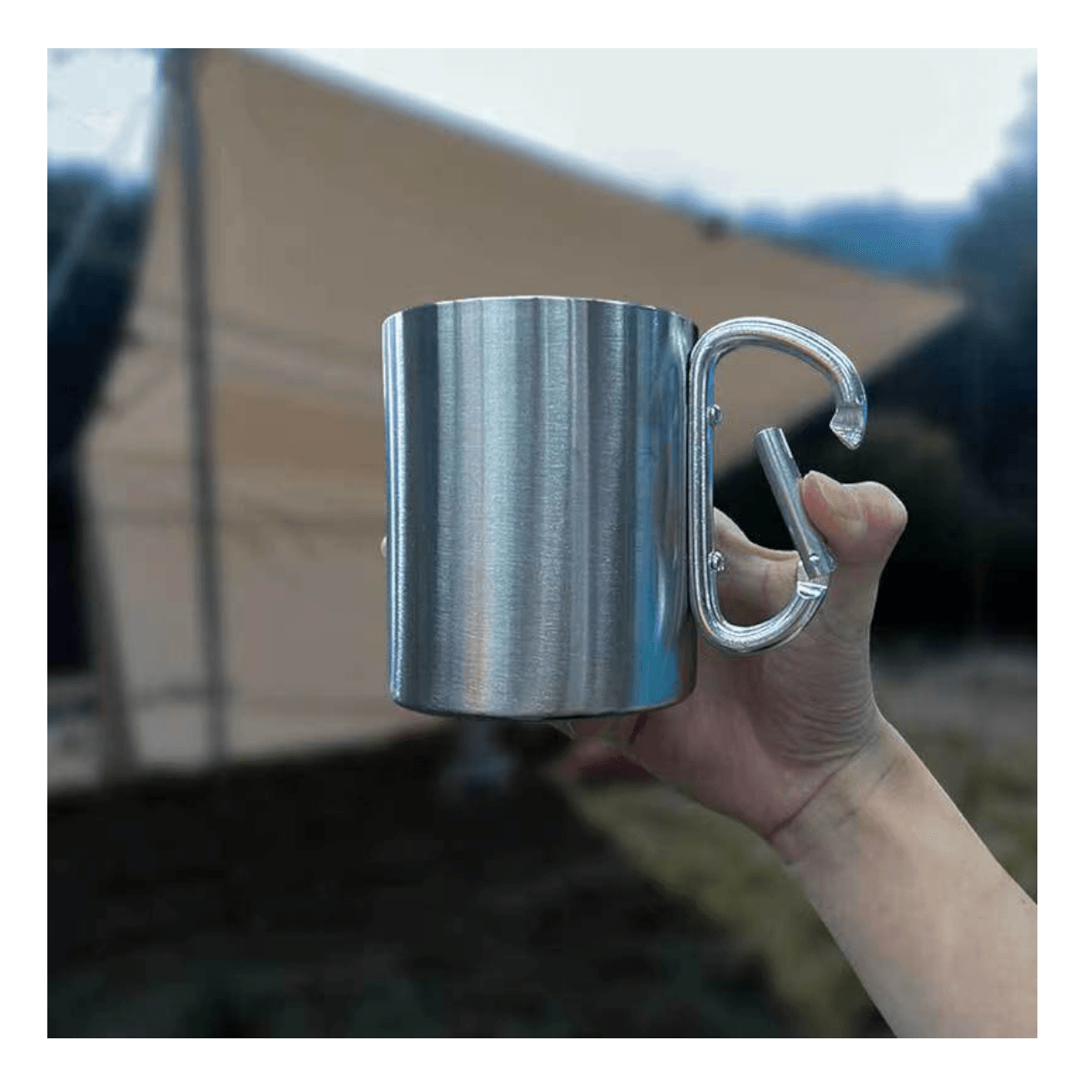 Taza portatil mosqueton vaso CT19