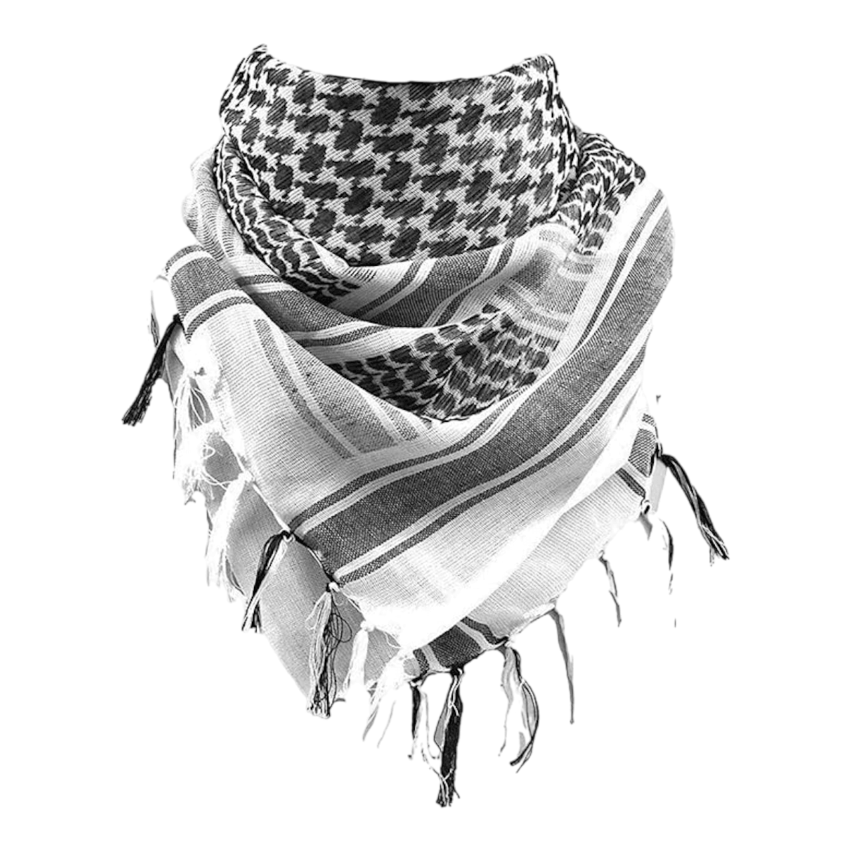 Shemagh Bufanda algodon Keffiyeh  Tactico Arabe BLV4