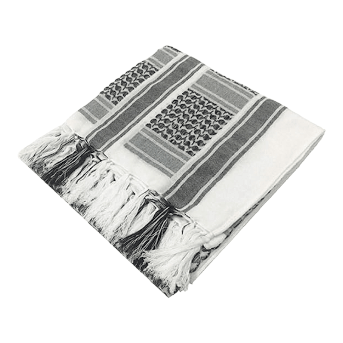 Shemagh Bufanda algodon Keffiyeh  Tactico Arabe BLV4