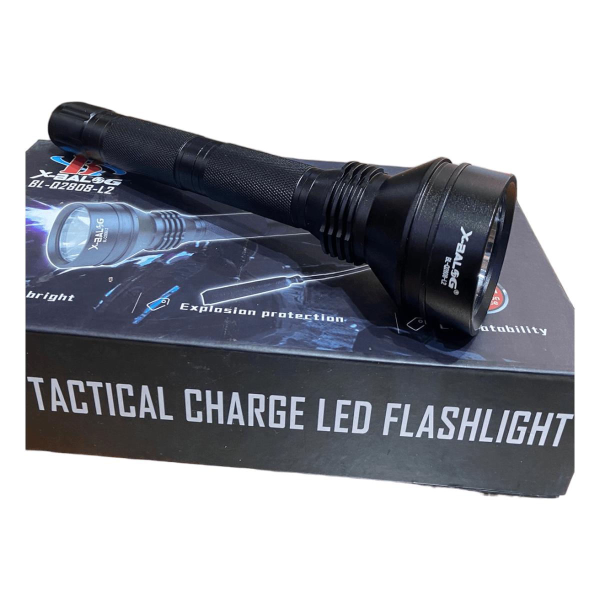 Linterna Militar 3 Lentes modelo Q2808-l2 Bailong LTL21