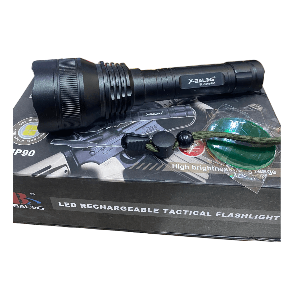 Linterna 3 Lentes BL-Q518-P90 Bailong LTL22
