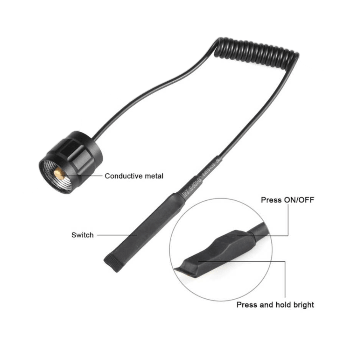 Linterna Militar 3 Lentes modelo Q2808-l2 Bailong LTL21