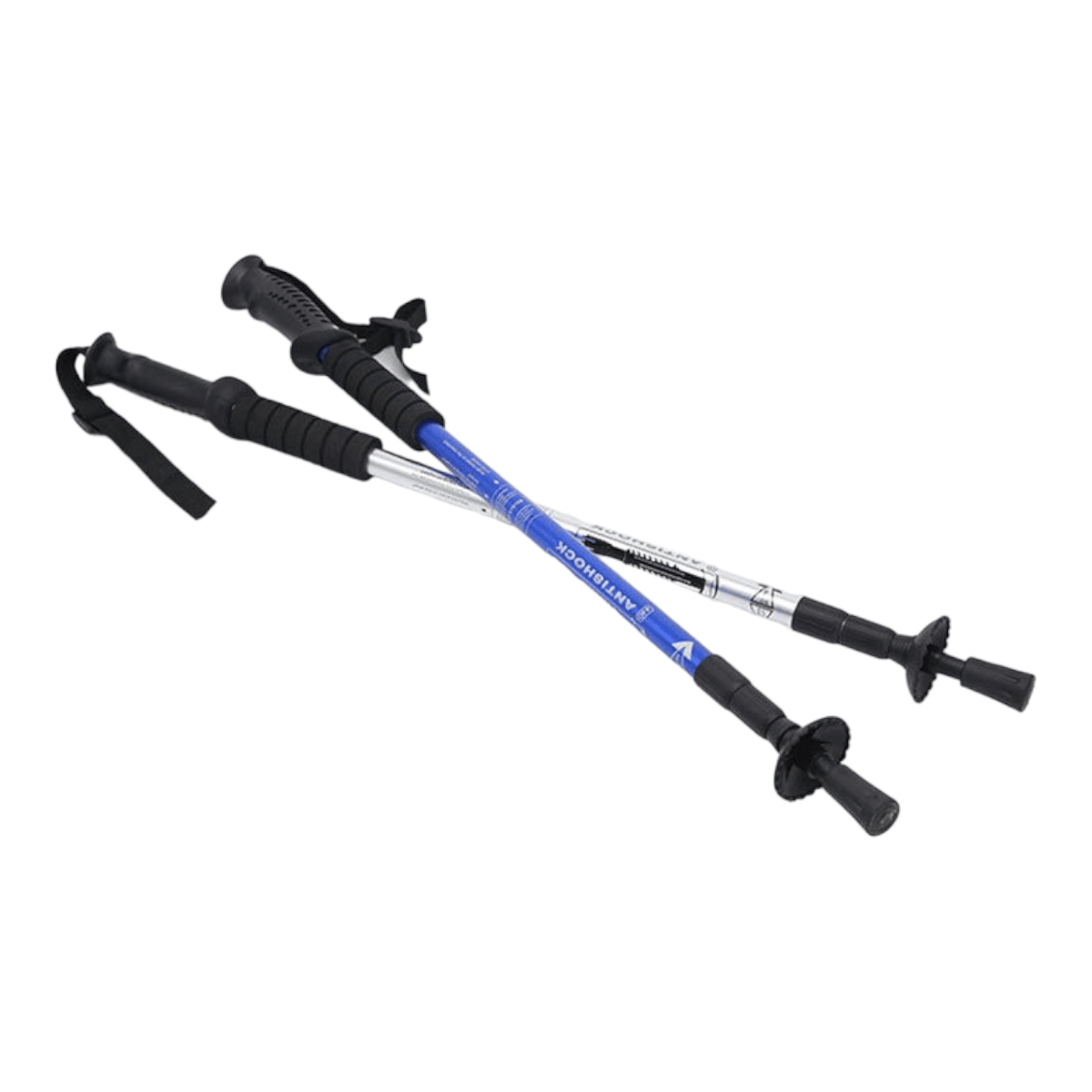Bastones trekking 2pack aluminio 3 Tramos Antishock BTK2