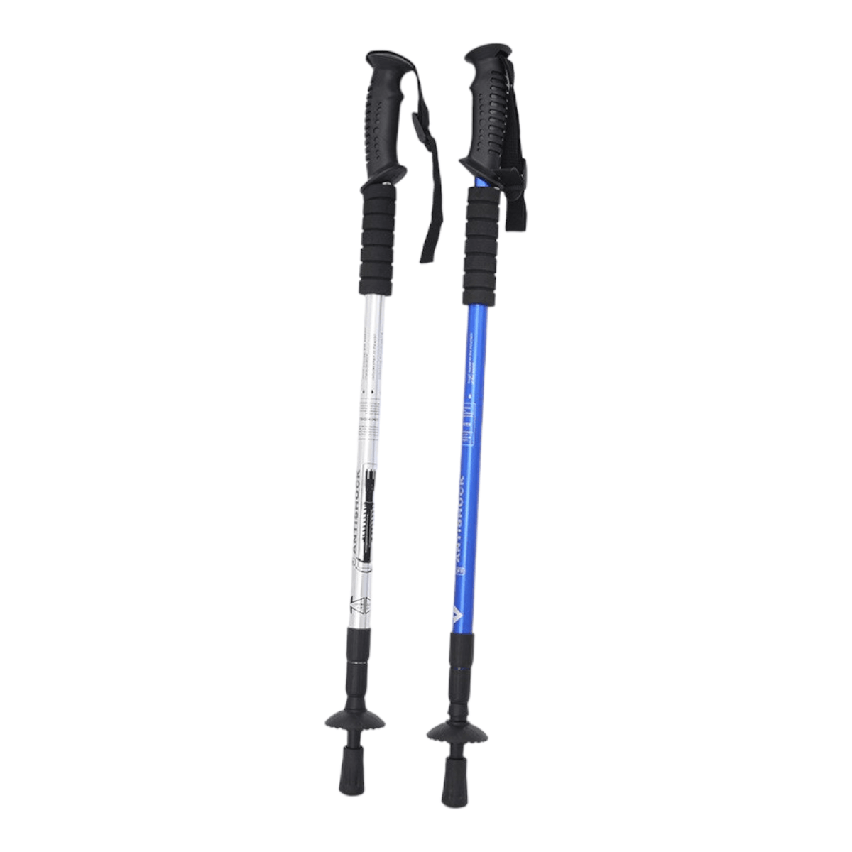 Bastones trekking 2pack aluminio 3 Tramos Antishock BTK2
