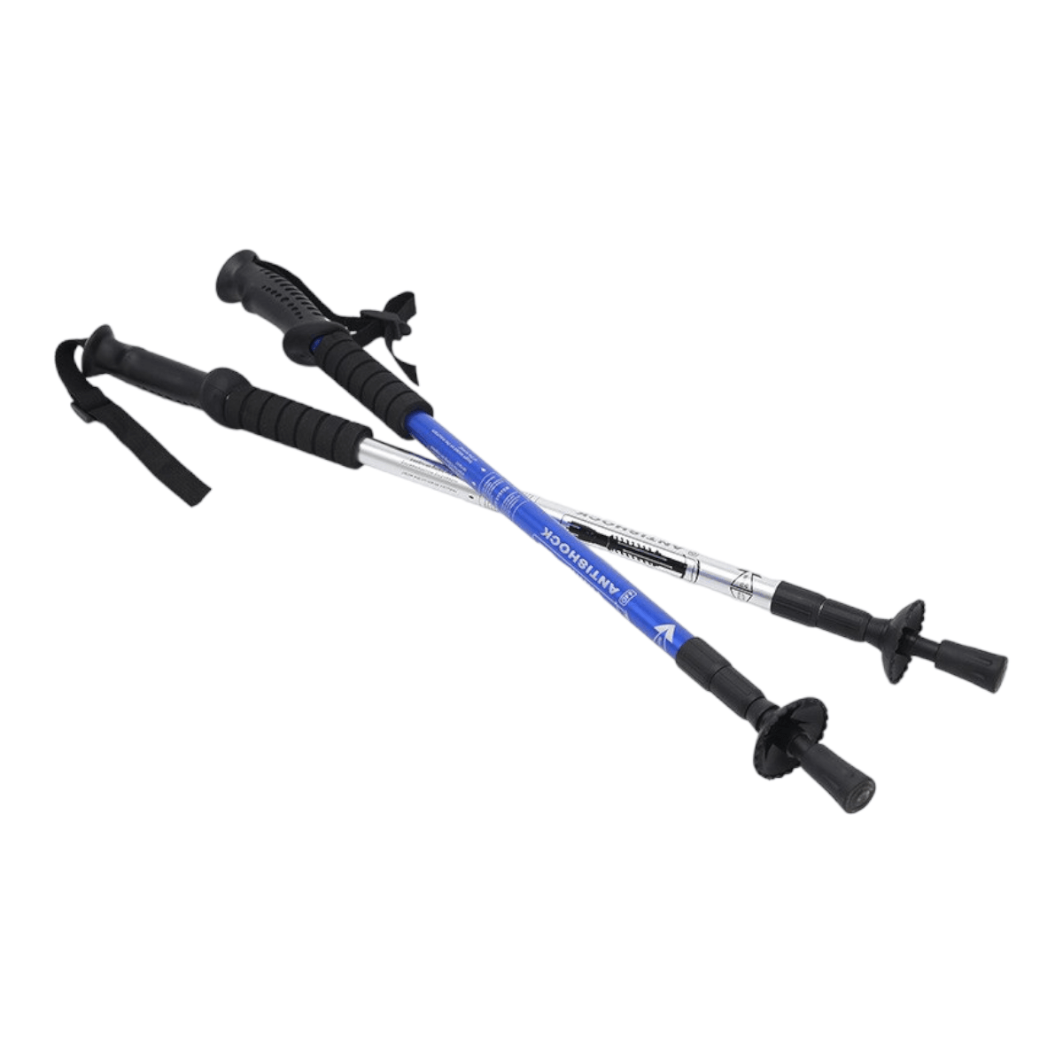 Bastones trekking 2pack aluminio 3 Tramos Antishock BTK2