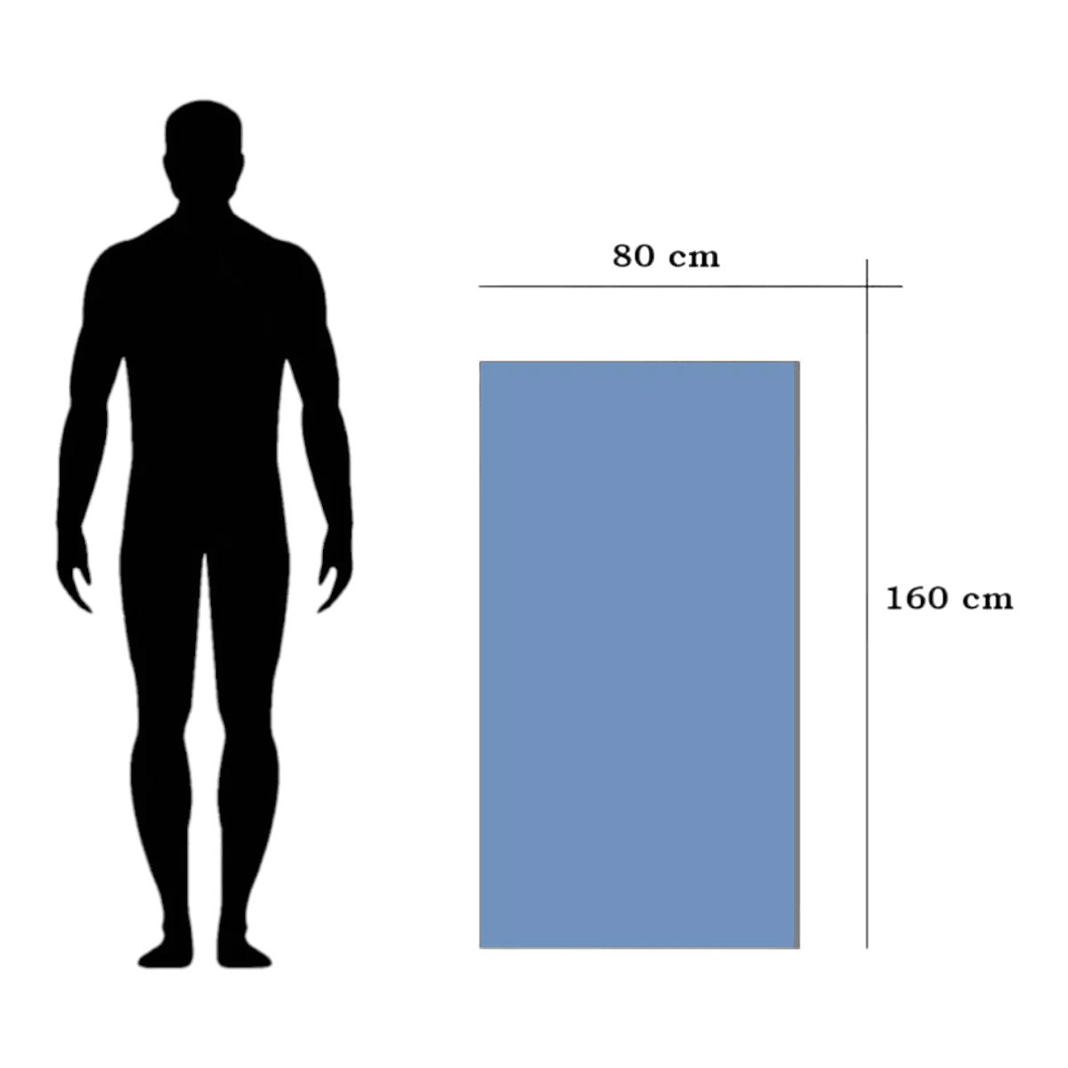 Toalla Microfibra Camping Secado Rapido Portatil 80x160cm TMC1