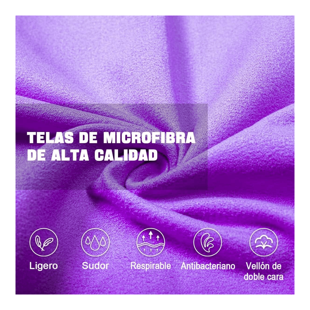 Toalla Microfibra Camping Secado Rapido Portatil 80x160cm TMC1