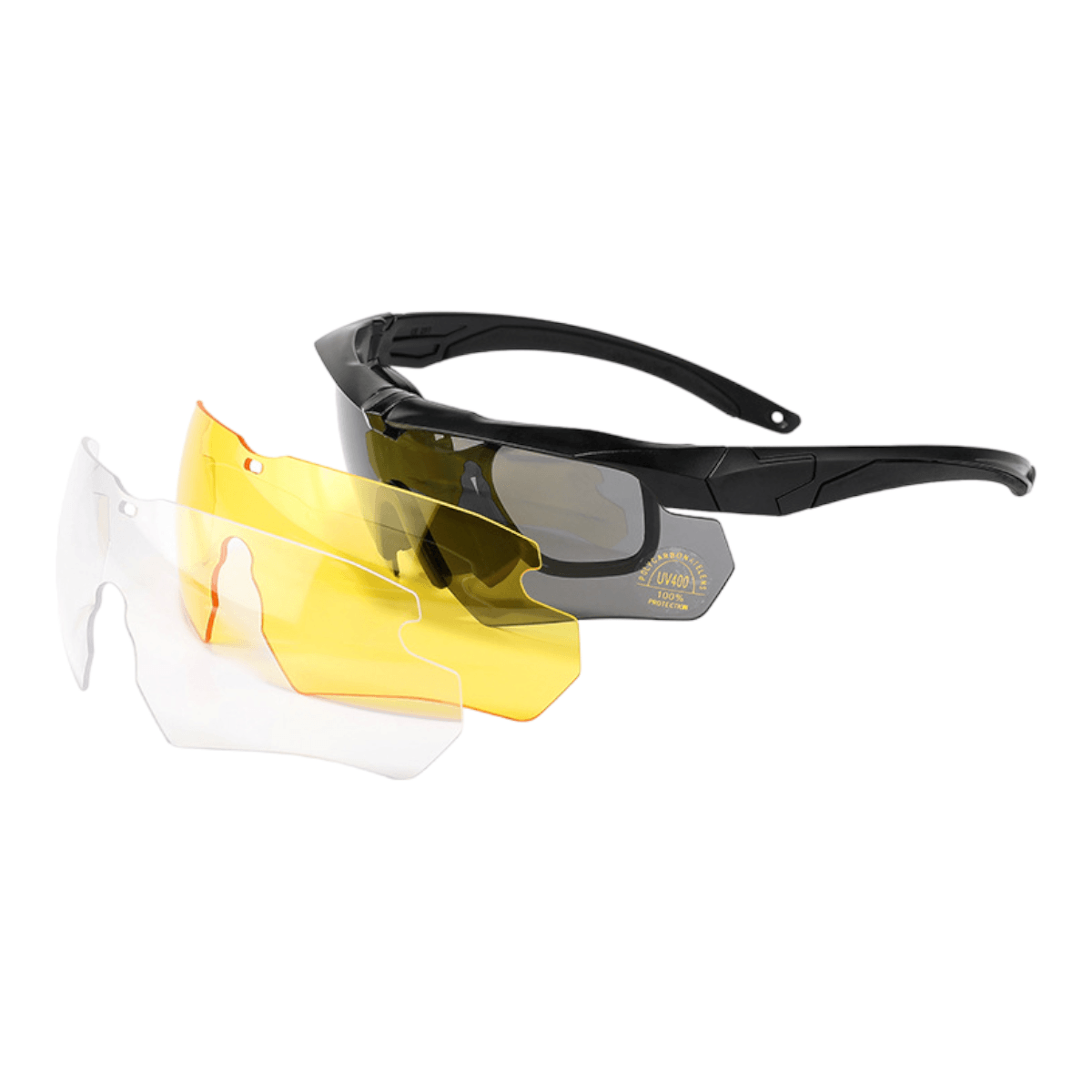 Lentes Tactico Estilo Militar Tipo Ess Proteccion Uv 3 Micas L5