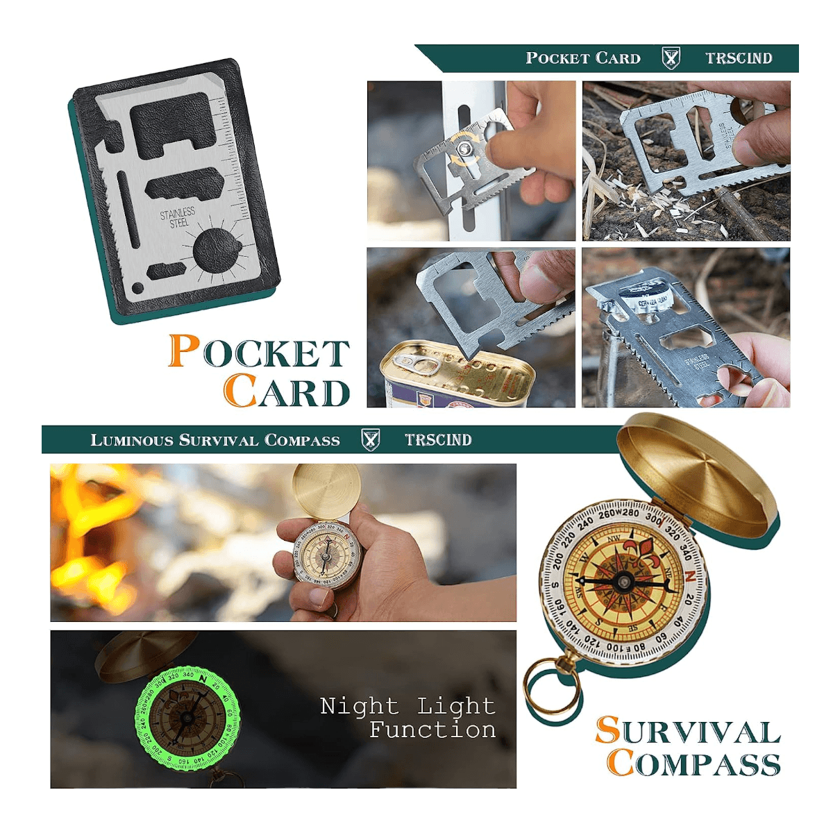 Kit Herramientas Supervivencia 12-1 HT08