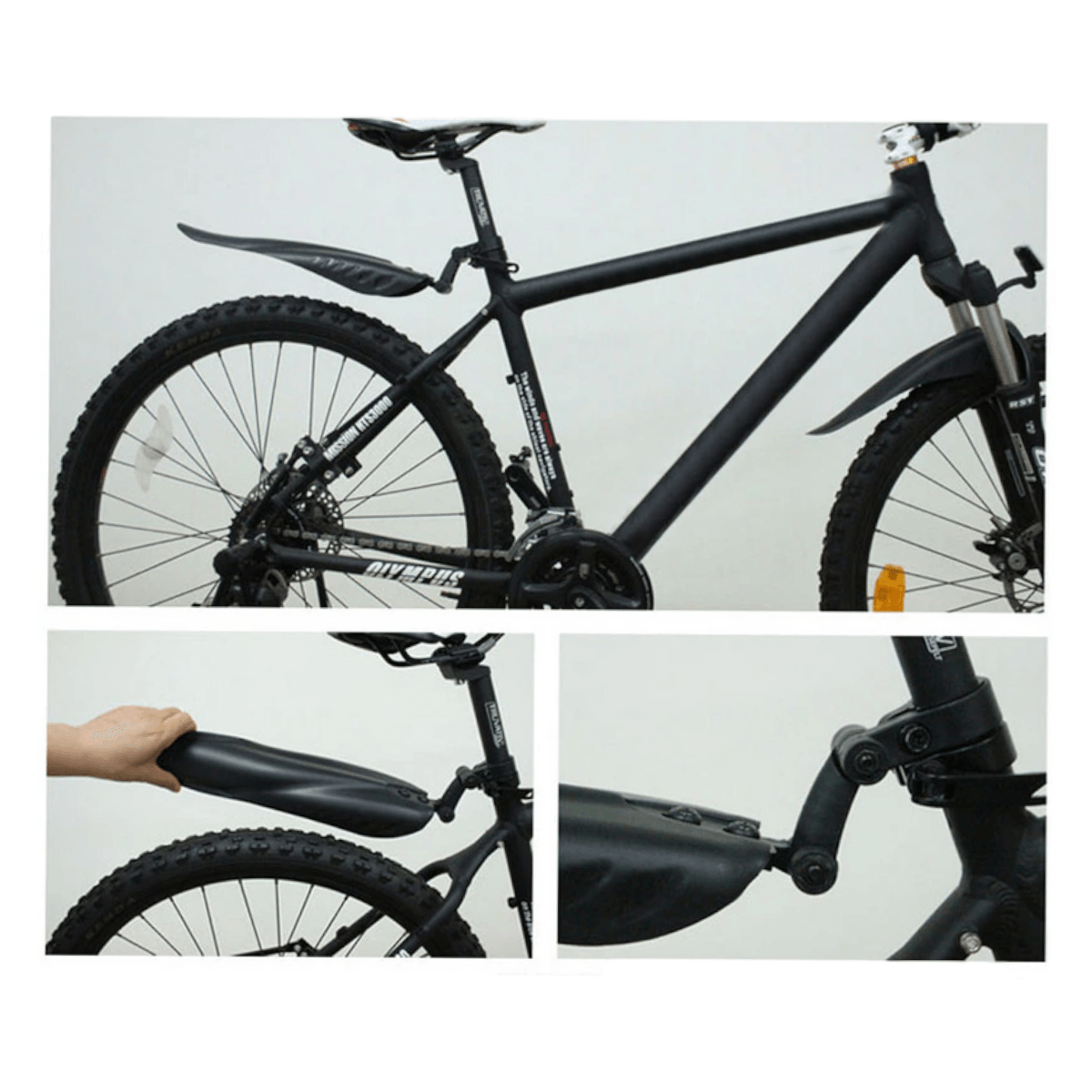 Guardabarros delantero y trasero bicicleta montaña SCT12