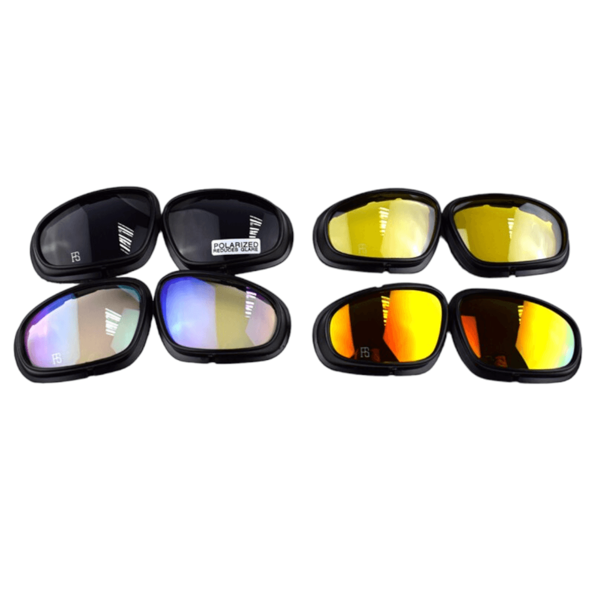 Set lentes con 4 pares lunas L6