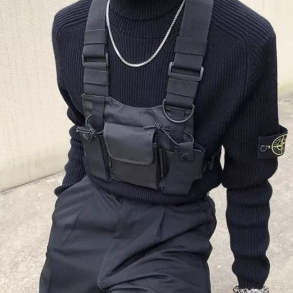 Chaleco Bolso De Pecho Porta Radio HIP HOP CL1