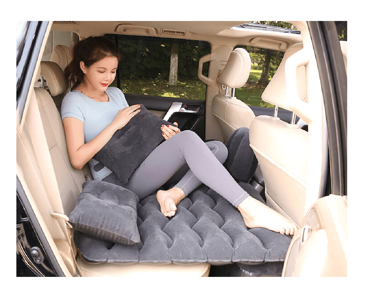 Colchon Inflable Practico Asiento Auto CCH4