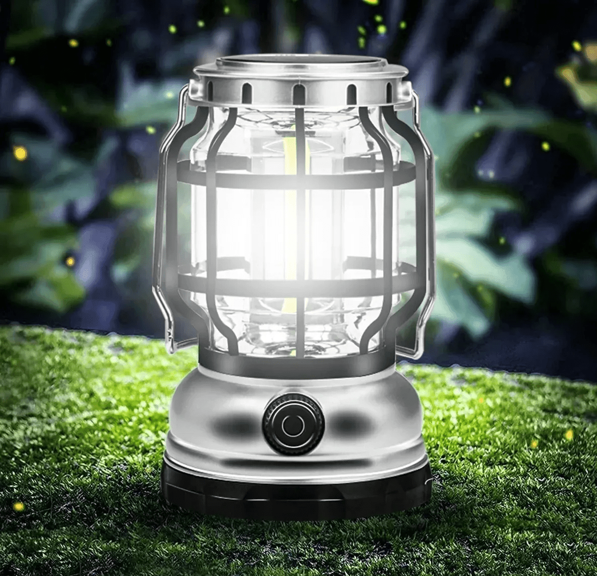 Lampara retro solar recargable camping outdoor LTL2