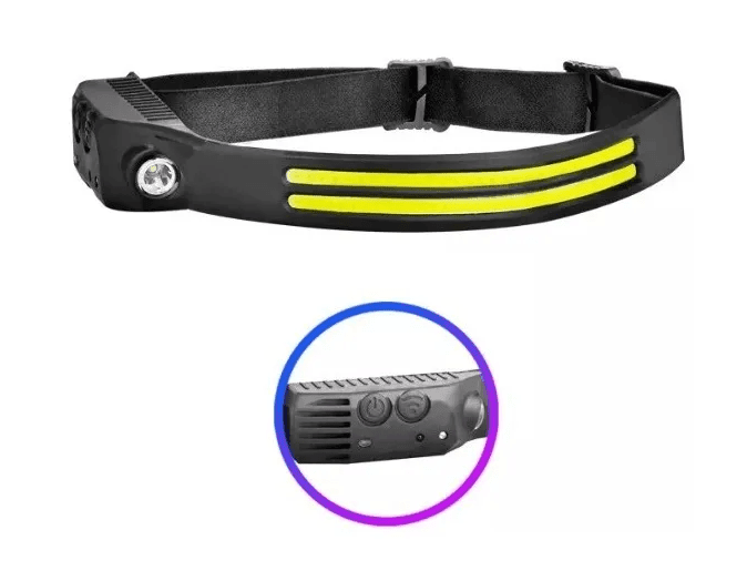 Linterna cabeza Recargable Multifunción Led270° Cob LTL10