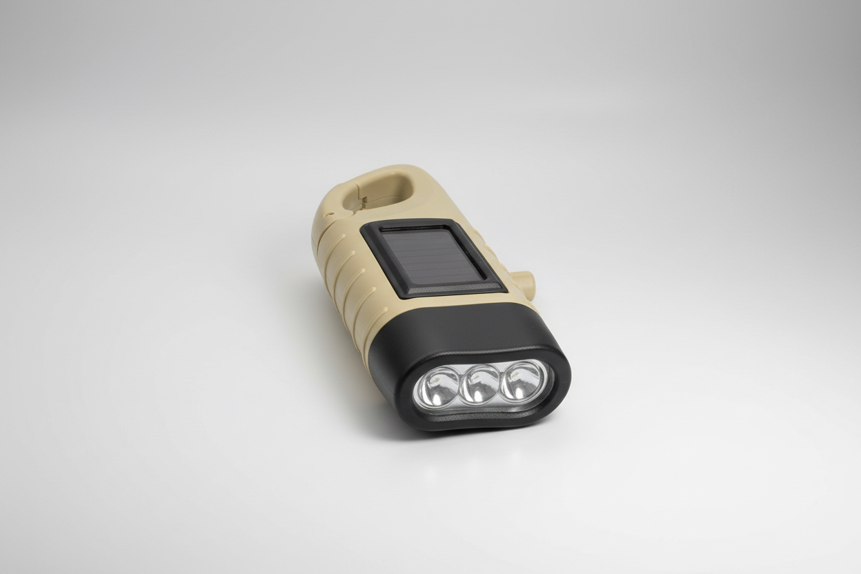 Mini Linterna led solar Manivela recargable LTL7